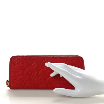 Louis Vuitton Empreinte Clemence Wallet Cherry 2 of 8
