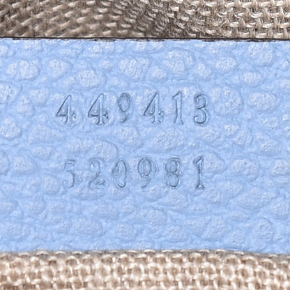 Gucci Monogram Mini Bree Messenger Bag Beige Mineral Blue 7 of 15