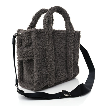 Marc Jacobs Polyester Cotton The Teddy Traveler Tote Bag Grey 2 of 7