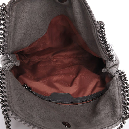 Stella McCartney Shaggy Deer Quilted Small Falabella Tote Light Grey 5 of 6