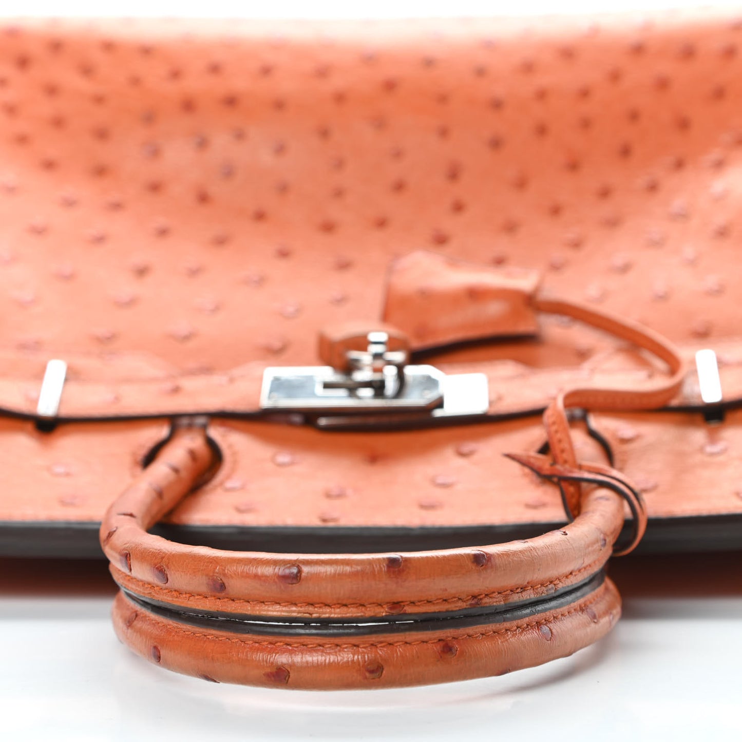 Ostrich Birkin 30 Orange