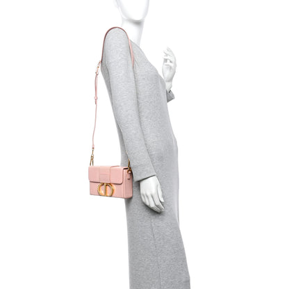 Christian Dior Snakeskin 30 Montaigne Box Bag Rose Clair 2 of 12