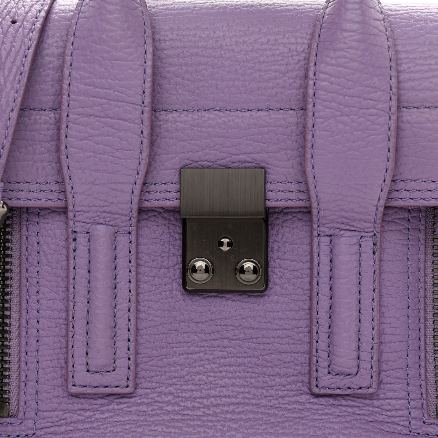 3.1 Phillip Lim Textured Calfskin Mini Pashli Satchel Violet 8 of 10