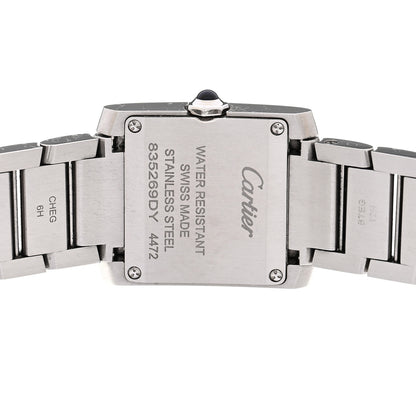 Cartier Stainless Steel 21mm Tank Francaise Quartz Watch Silver 4 of 5