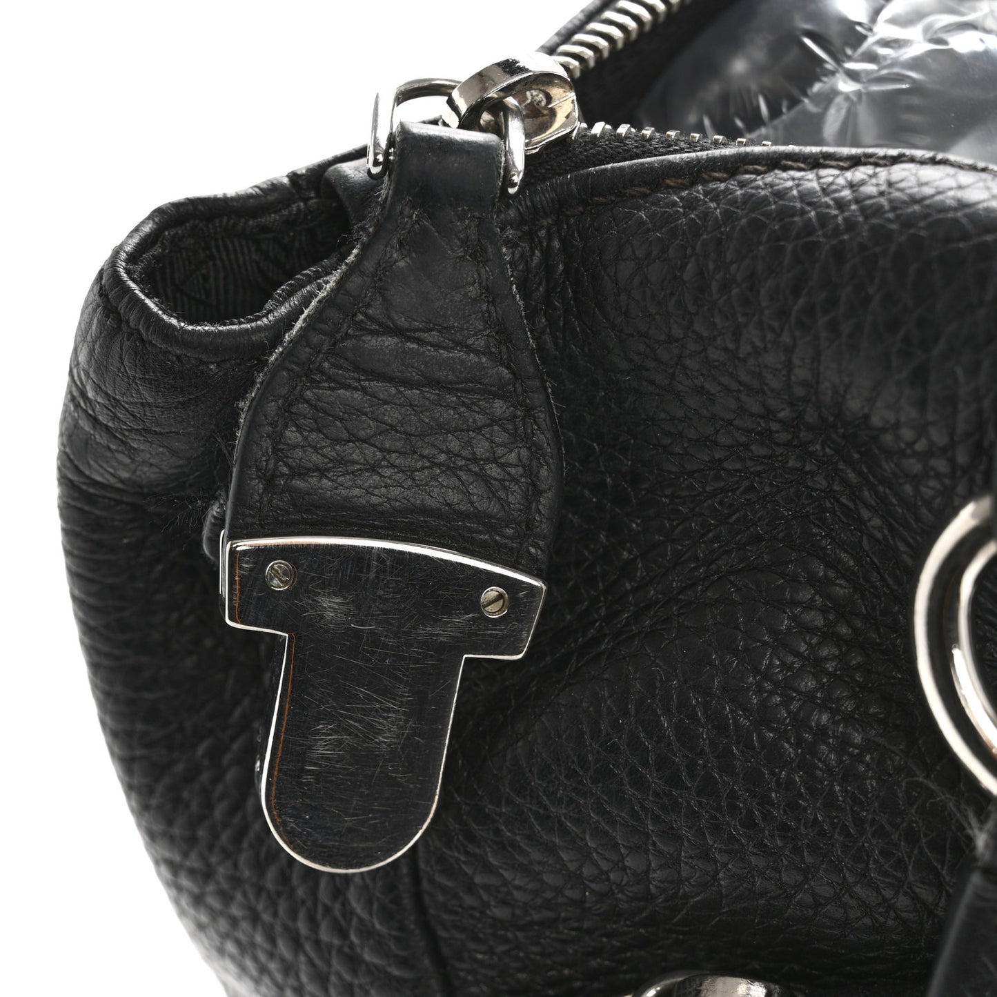 Vitello Daino Shopping Tote Black