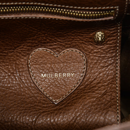 Mulberry Natural Leather Cara Delevigne Convertible Satchel Oak 6 of 11