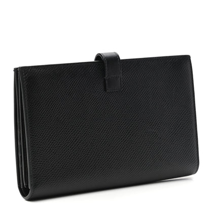 Celine Grained Calfskin Large Multifunction Strap Wallet Black 3 of 9