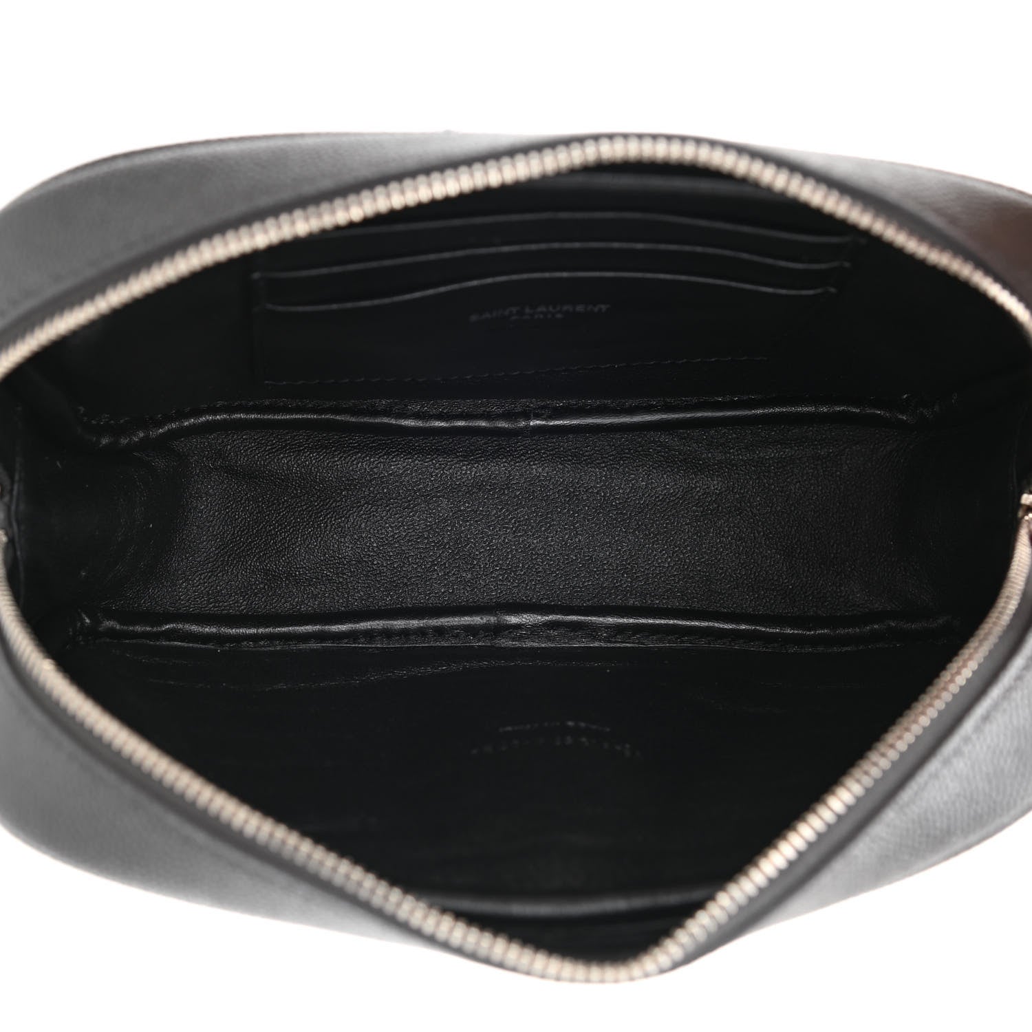 Saint Laurent Grain De Poudre Matelasse Monogram Mini Lou Camera Bag Asphalt 5 of 8