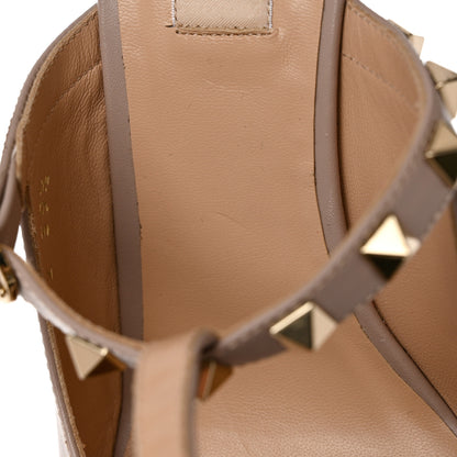 Valentino Garavani Calfskin Rockstud Hype T Strap 85mm Pumps 39.5 Poudre 9 of 12