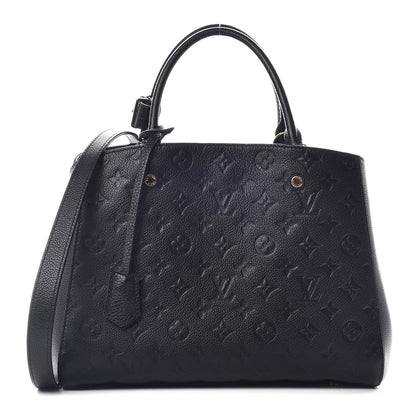 Louis Vuitton Empreinte Montaigne MM Black 1 of 14