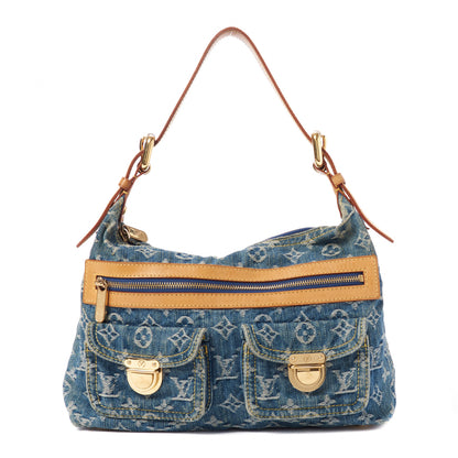Louis Vuitton Monogram Denim Baggy PM Blue 1 of 8