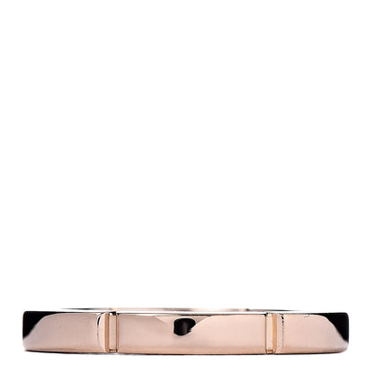 Cartier 18K Pink Gold Diamond Maillon Panthere Wedding Band Ring 49 4.75 3 of 5