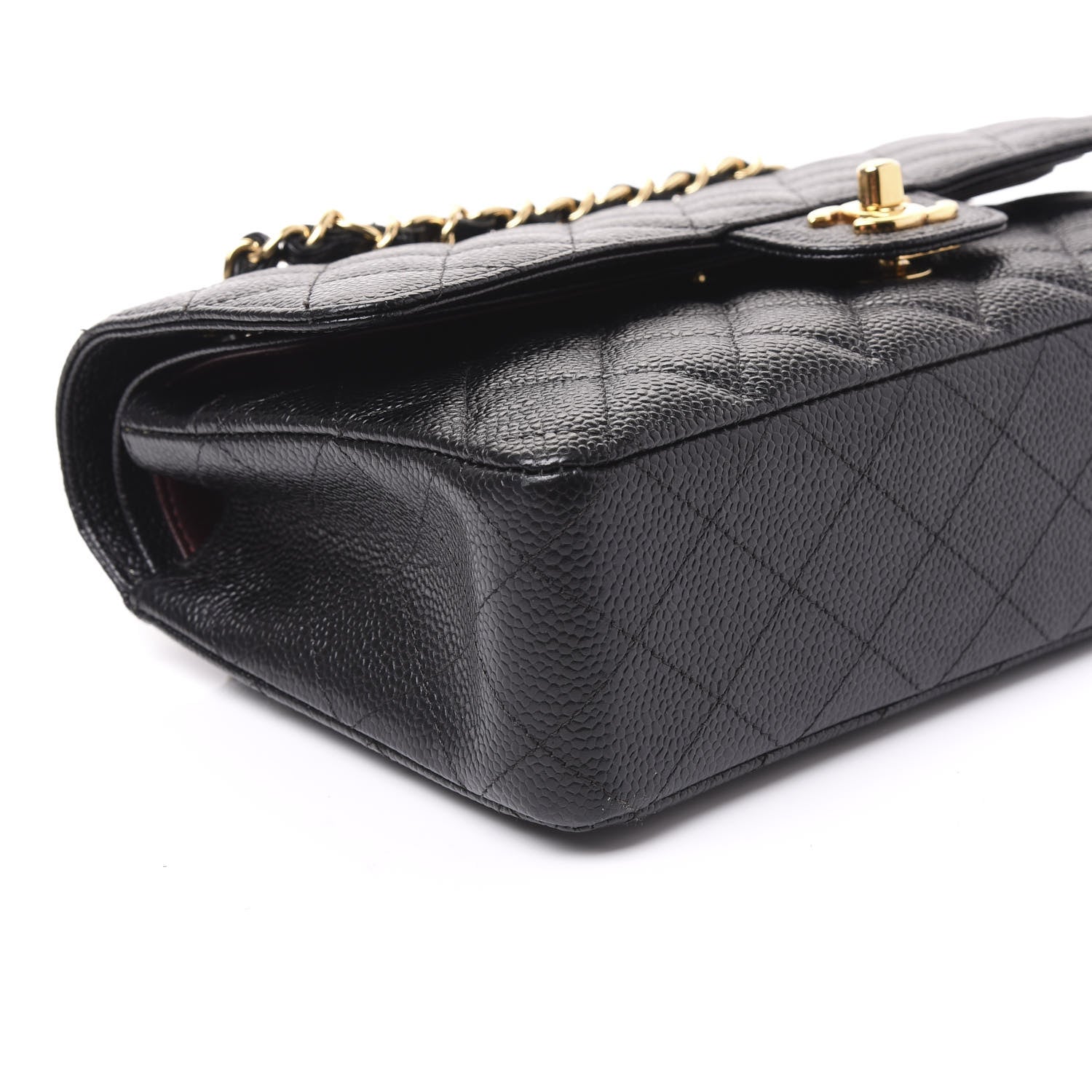 Chanel Caviar Quilted Medium Double Flap Black 7 of 10