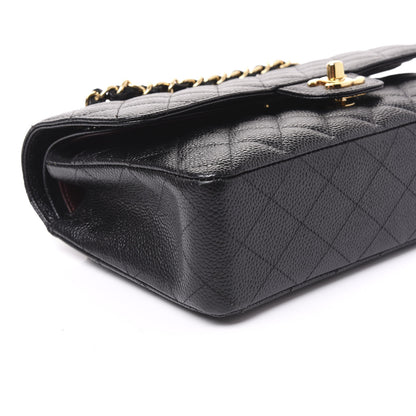 Chanel Caviar Quilted Medium Double Flap Black 7 of 10