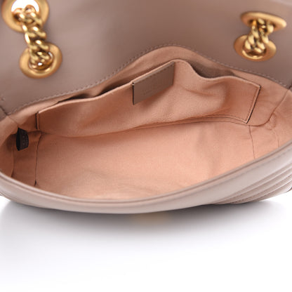 Gucci Calfskin Matelasse Mini GG Marmont Shoulder Bag Porcelain Rose 5 of 11