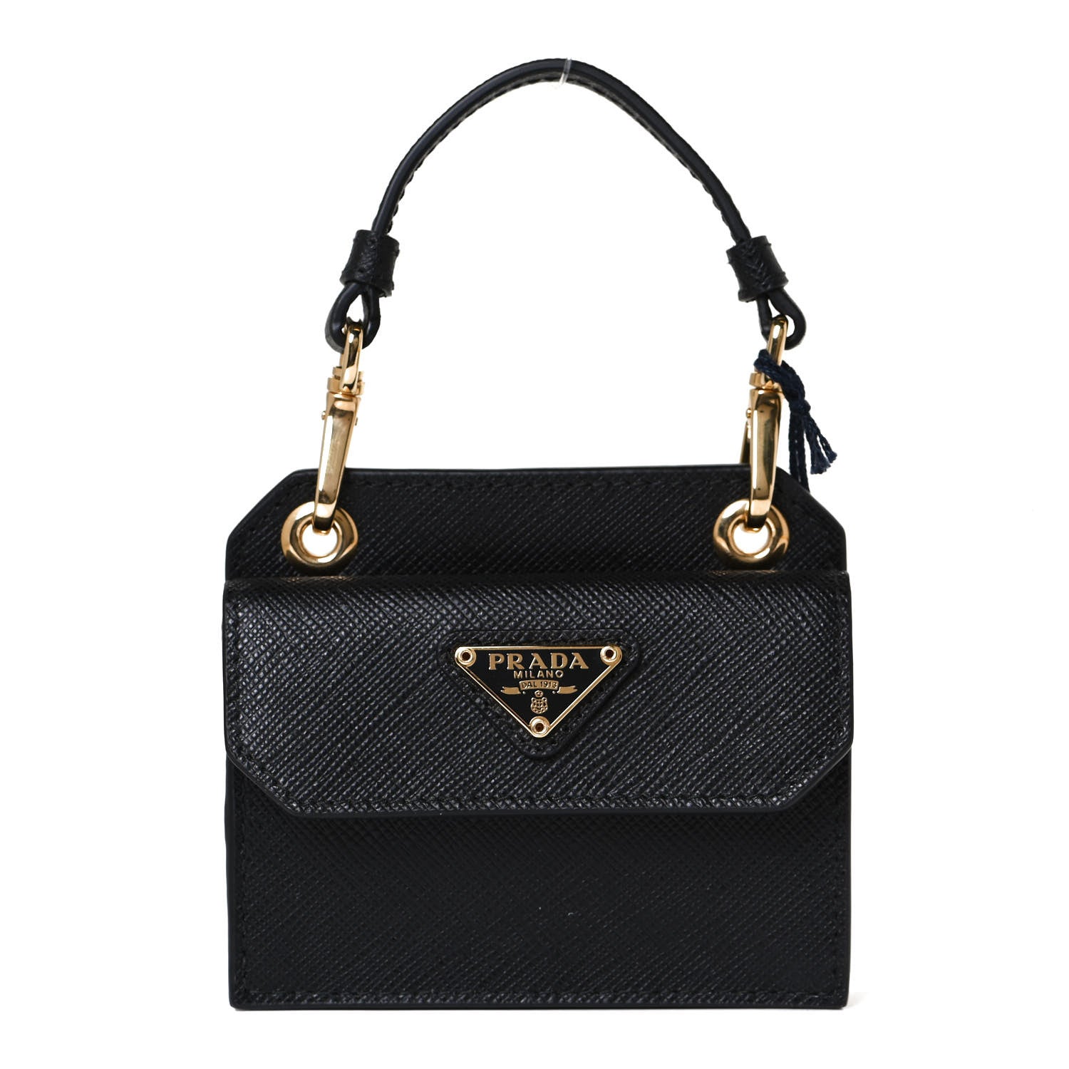 Prada Saffiano Card Holder Black 1 of 10