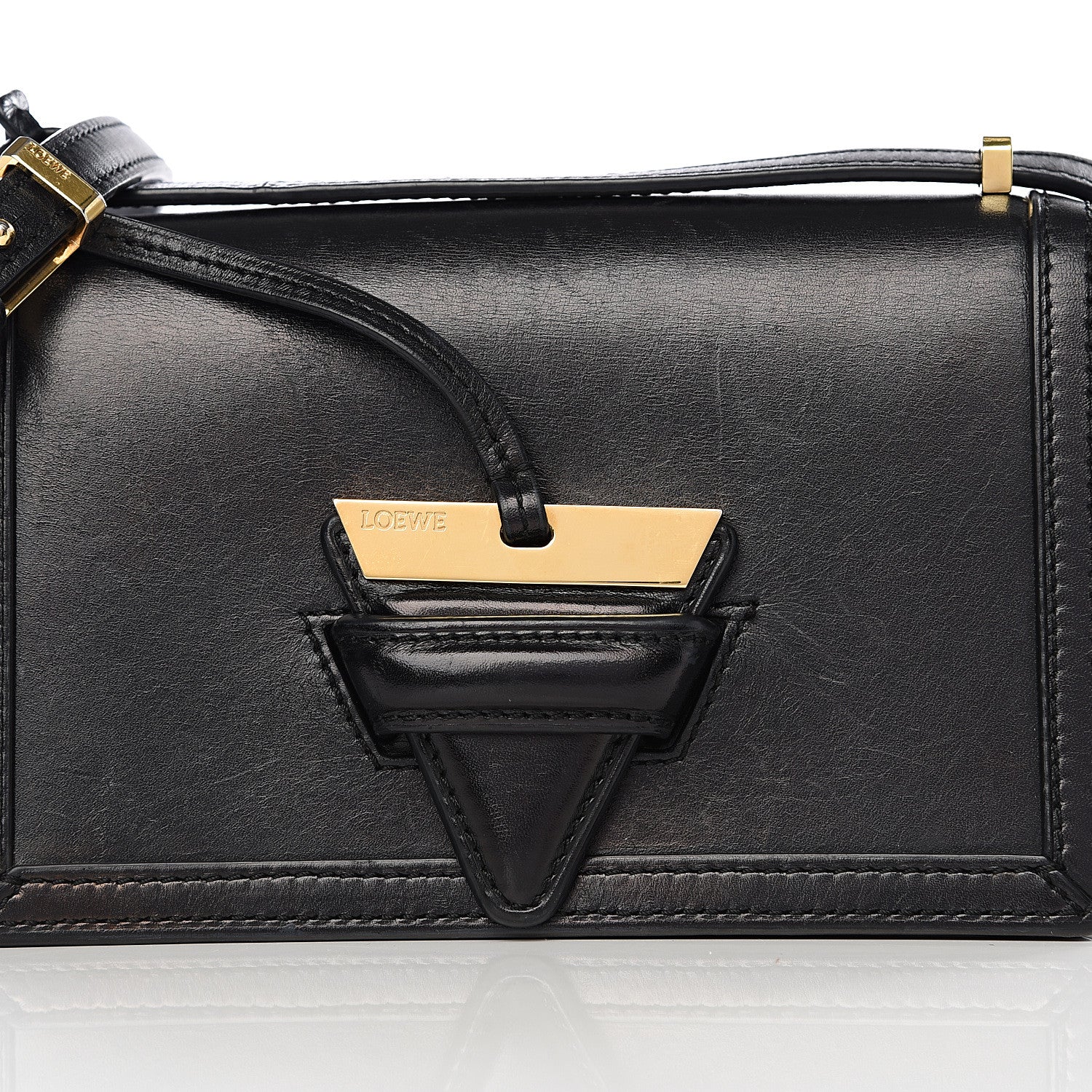 Loewe Calfskin Small Barcelona Shoulder Bag Black 16 of 16