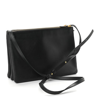 Celine Lambskin Large Trio Crossbody Bag Black 3 of 13
