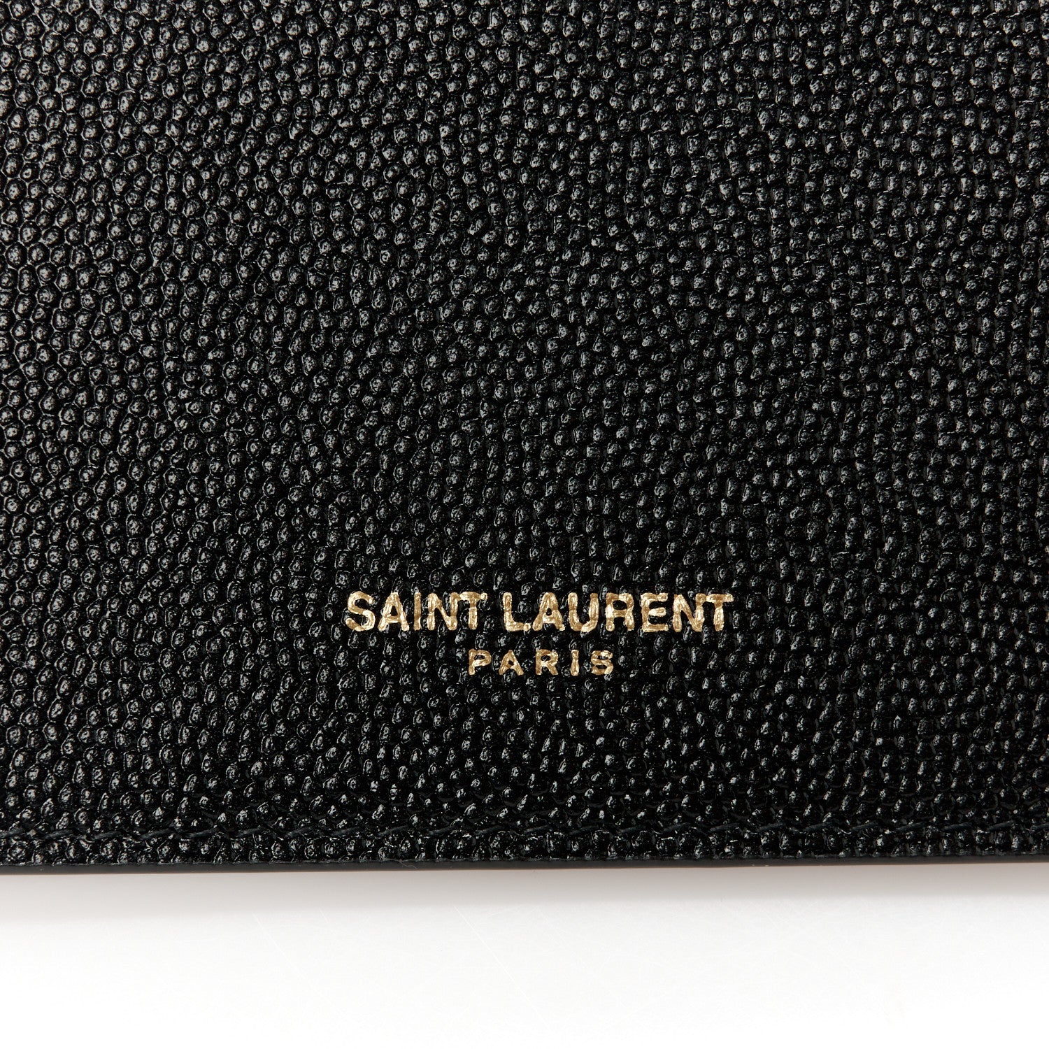 Saint Laurent Grain De Poudre Uptown Chain Wallet Black 8 of 14