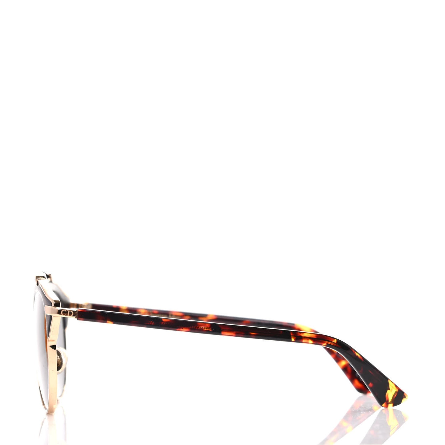 Metal Lambskin So Real Sunglasses Black
