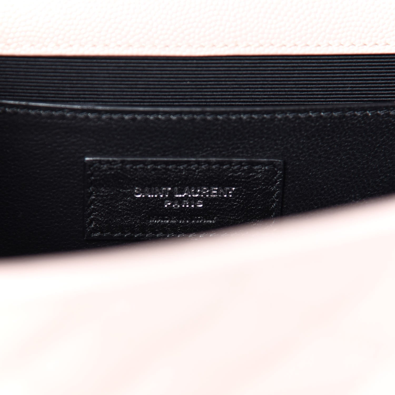 Saint Laurent Grain De Poudre Textured Mixed Matelasse Medium Triquilt Monogram Satchel Marble Pink 8 of 10