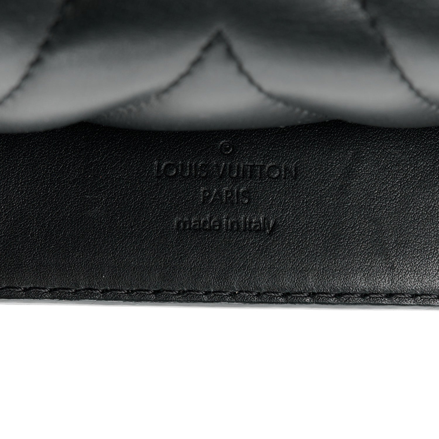 Louis Vuitton LOUIS VUITTON Calfskin New Wave Chain MM Black 10 of 15