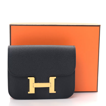 Hermes Epsom Constance Slim Wallet Black 10 of 10