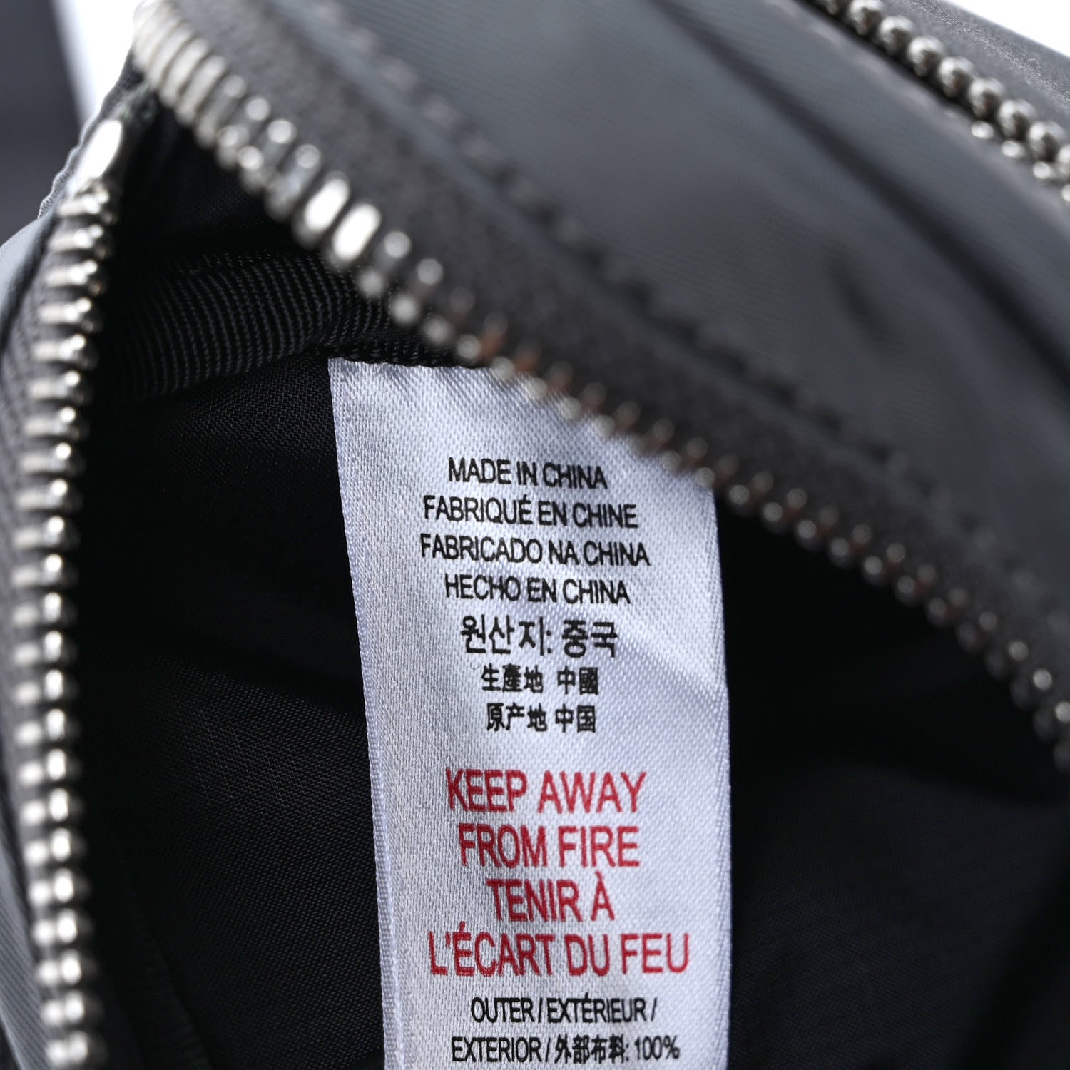 Burberry Econyl Logo Print Small Cannon Bum Bag Charcoal Grey 6 of 8