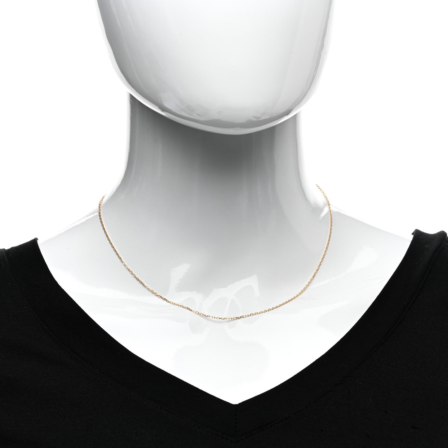 18K Yellow Gold Chain Necklace