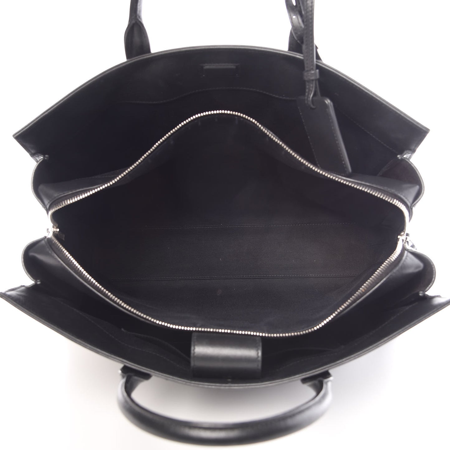 Calfskin Large Jane Tote Bag Black