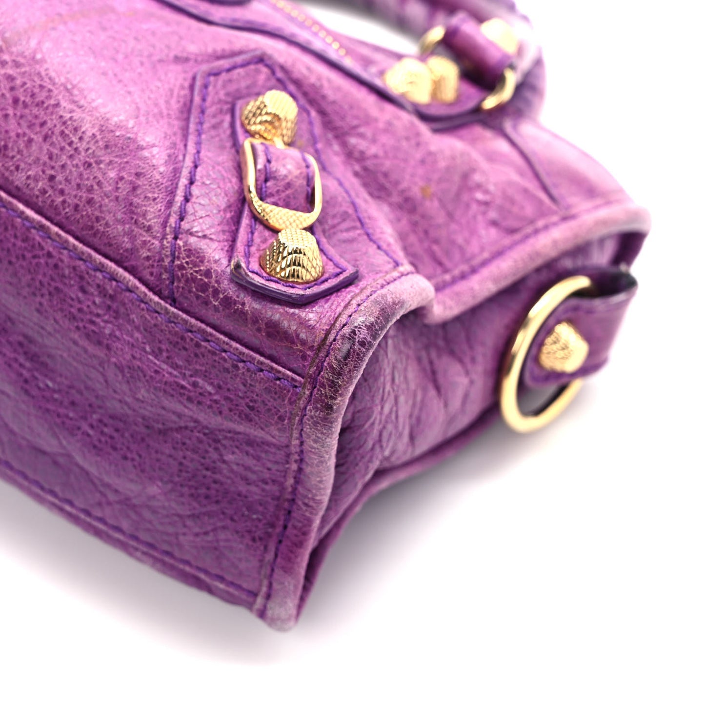 Agneau Giant 12 Gold Hardware Mini City Ultraviolet