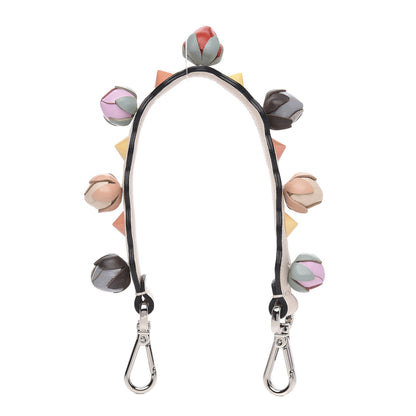 Fendi Calfskin Rosebud Studded Mini Strap You Camelia Multicolor 1 of 6