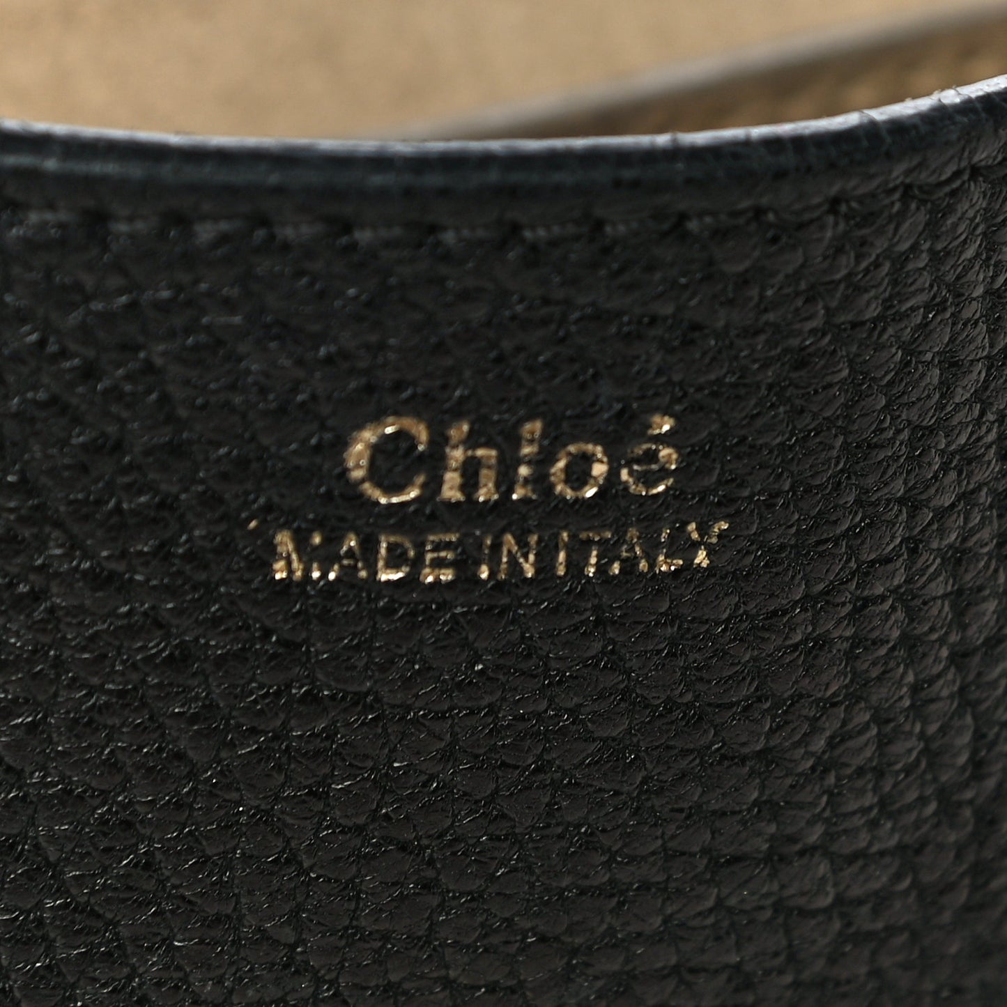 Grained Lambskin Drew Shoulder Bag Black