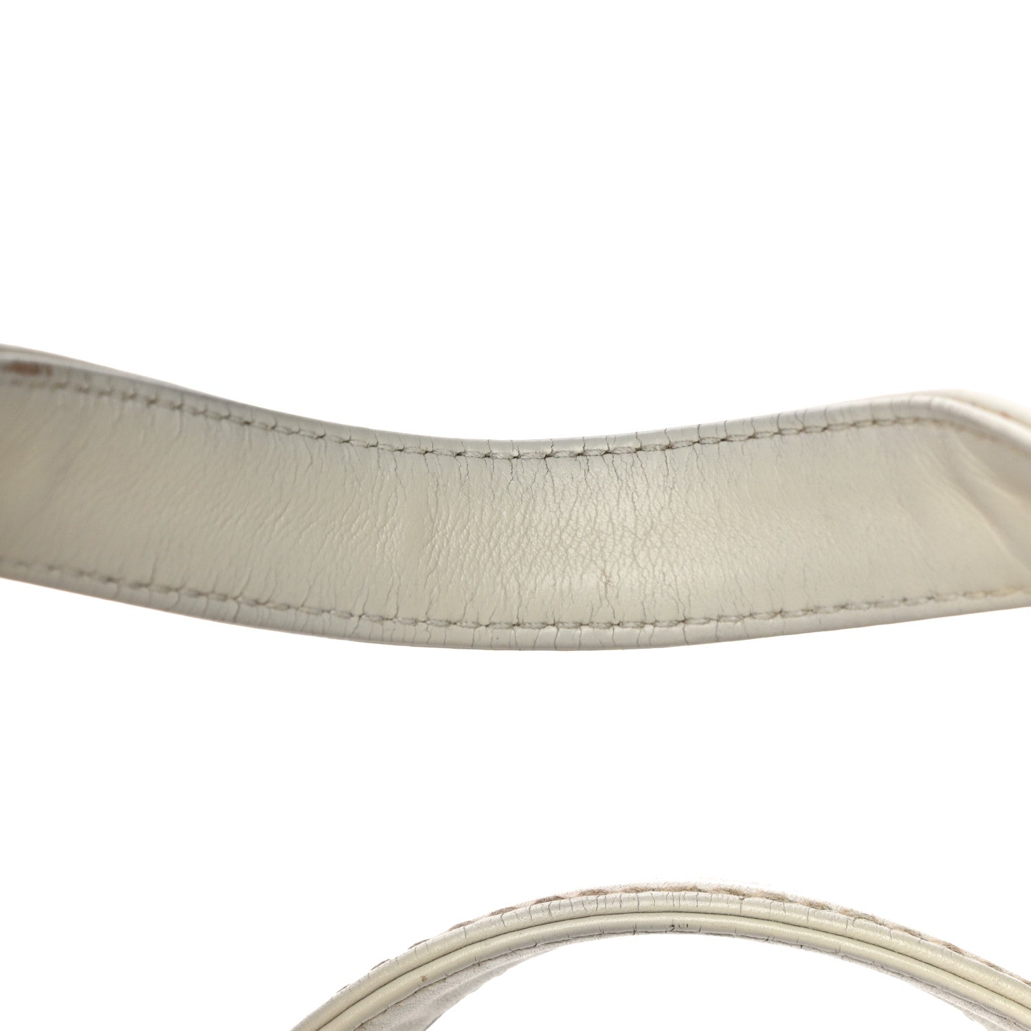 Chanel Calfskin Wild Stitch Top Handle Bag White 20 of 24