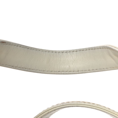 Chanel Calfskin Wild Stitch Top Handle Bag White 20 of 24