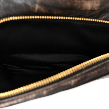 Miu Miu Distressed Nappa Pocket Bag Sand Coffee 6 of 10