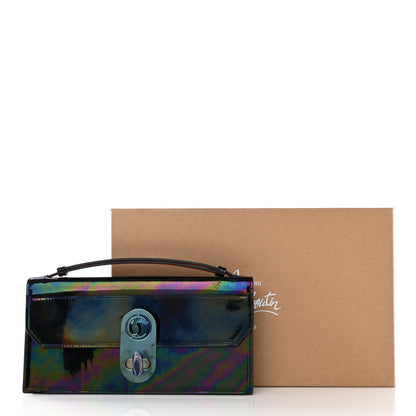Christian Louboutin Iridescent Patent Calfskin Mini Elisa Baguette Dark Rainbow 16 of 16