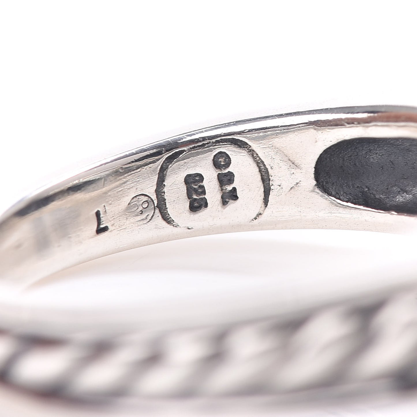 Sterling Silver Diamond Prasiolite 11mm Deco Ring 54 6.75