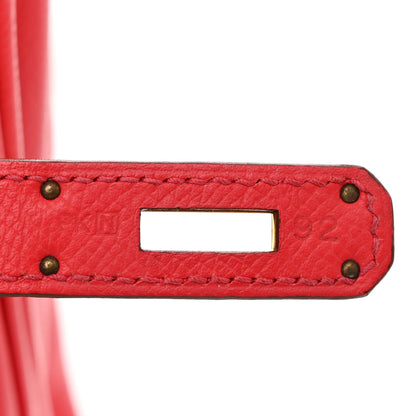 Hermes Epsom Birkin 35 Rouge Casaque 7 of 12