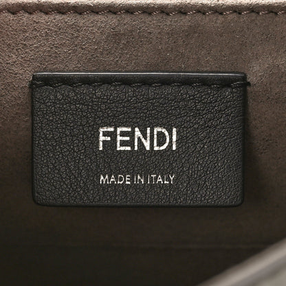 Fendi Vitello Century Opaco F is Fendi Small Kan I Shoulder Bag Grigio Perla 6 of 8