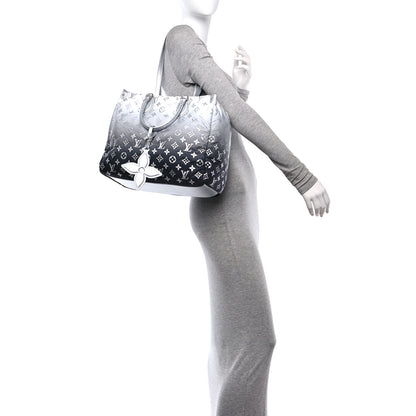 Louis Vuitton Nylon Monogram Gradient LV Snow Onthego MM Frost 2 of 9