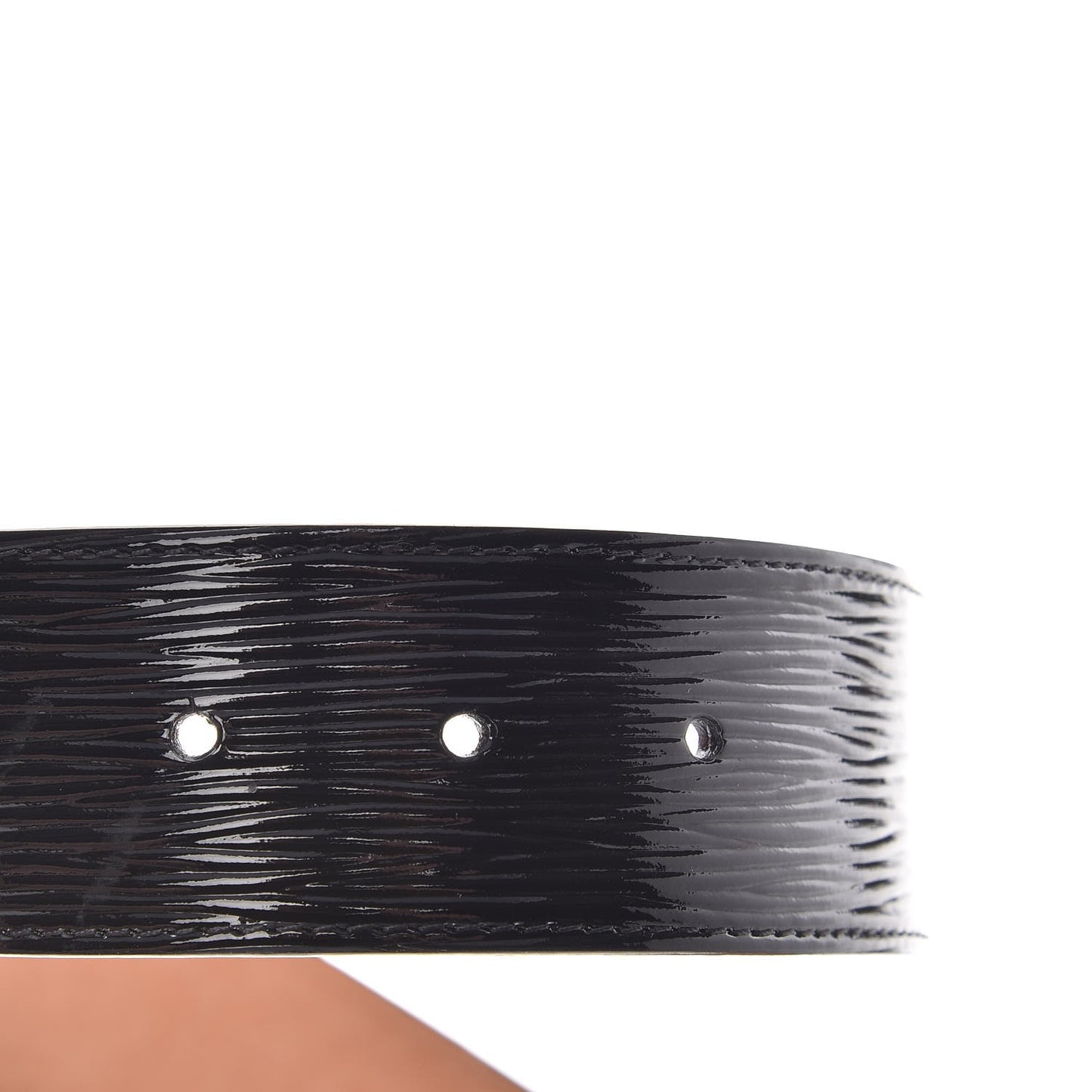 Epi Electric 40mm LV Initiales Belt 90 36 Black