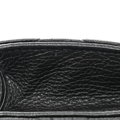 Christian Dior Calfskin Cannage Caro Zipped Pouch With Chain Black 10 of 10
