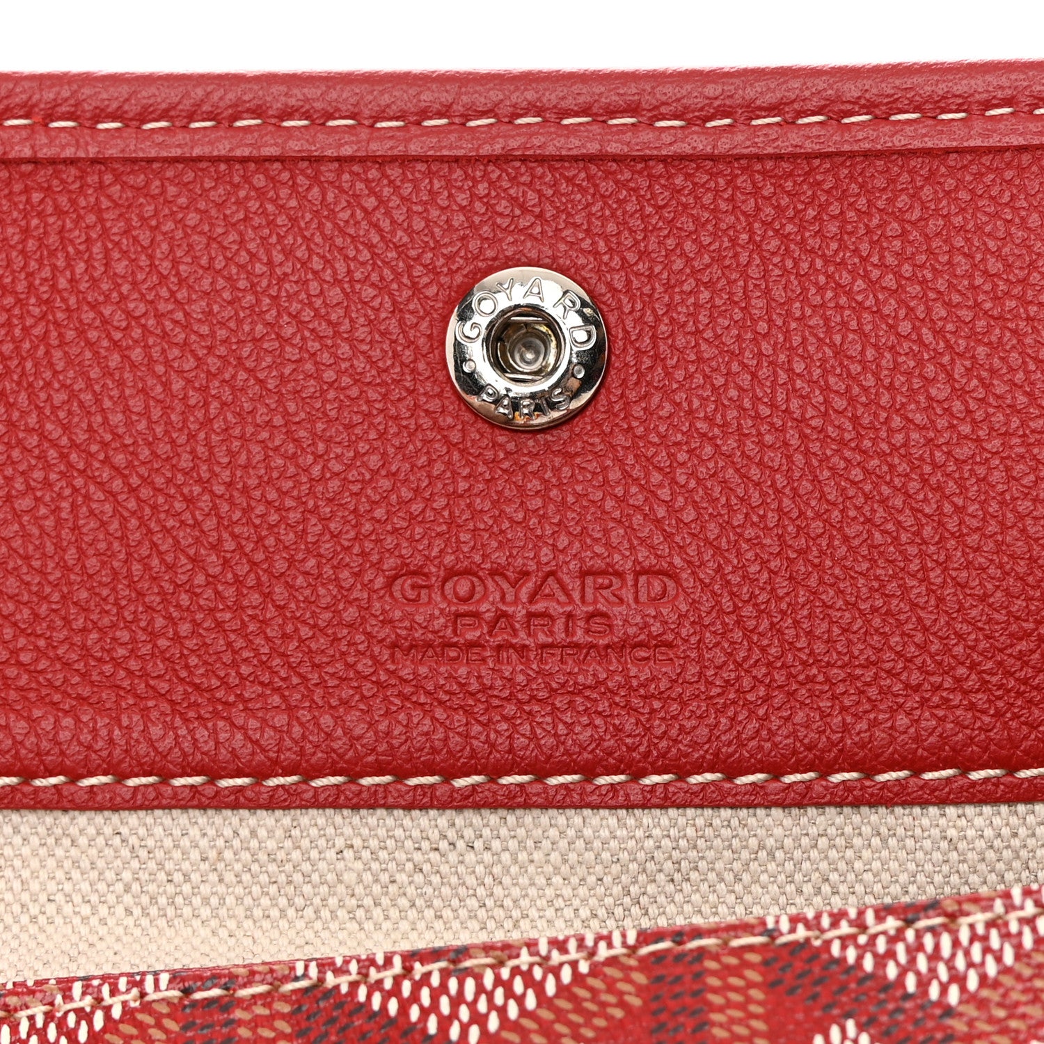 Goyard Goyardine Saint Louis PM Red 7 of 15