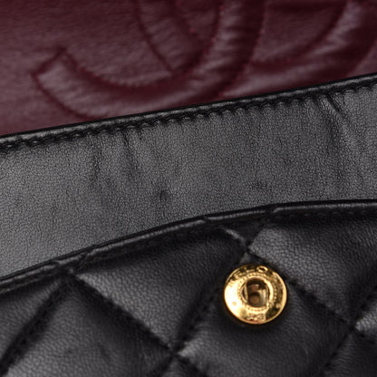 Chanel Lambskin Quilted Medium Double Flap Black 10 of 10