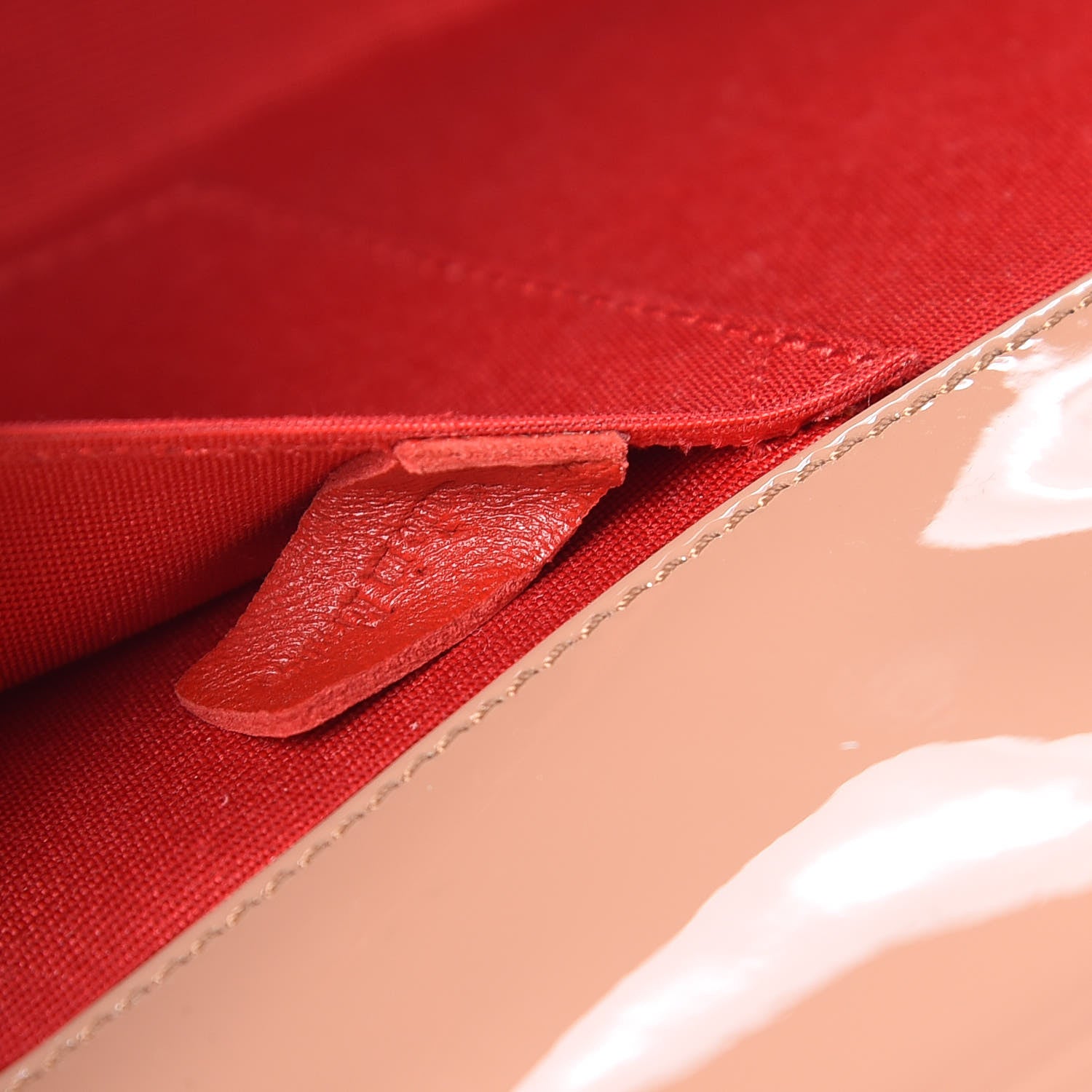 Christian Louboutin Patent Pigalle Clutch Nude 7 of 13
