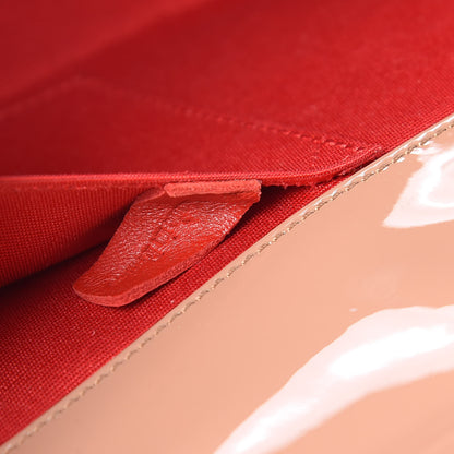 Christian Louboutin Patent Pigalle Clutch Nude 7 of 13