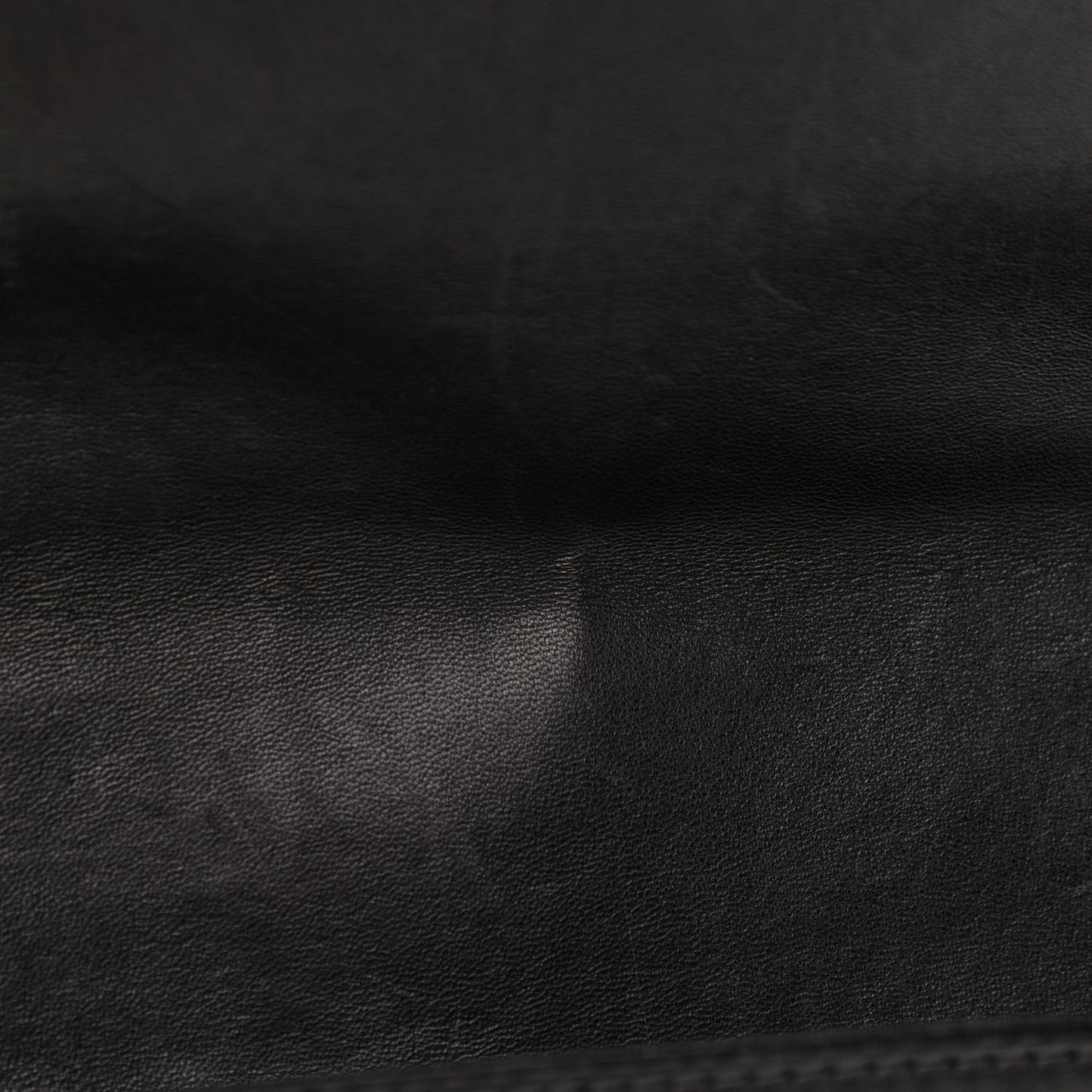 Lambskin Quilted Large Geometric Flap Black
