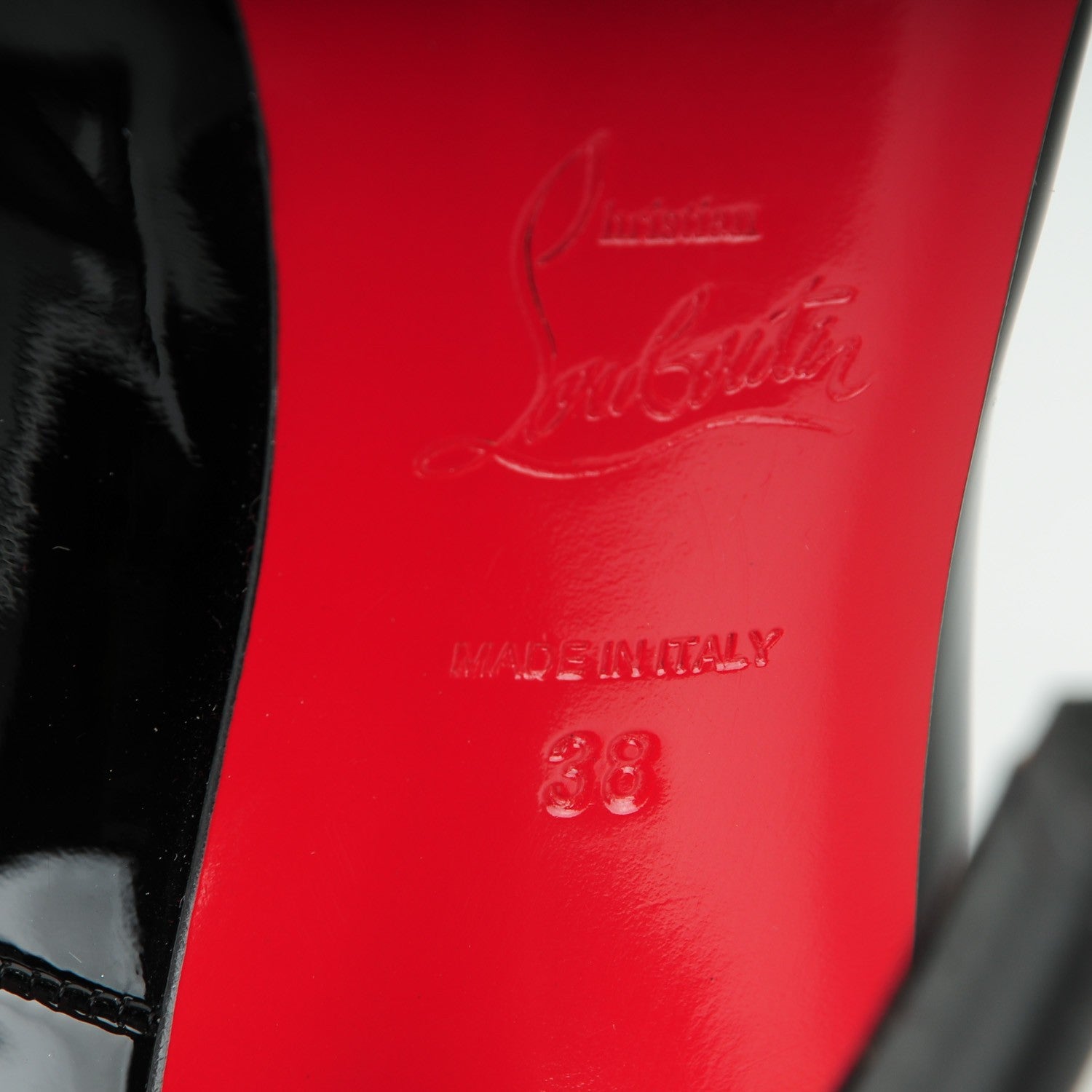 Christian Louboutin Patent Rolando 120 Pumps 38 Black 7 of 8