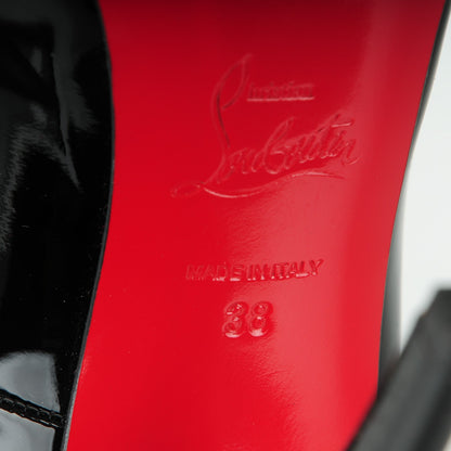 Christian Louboutin Patent Rolando 120 Pumps 38 Black 7 of 8